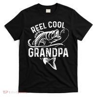 Reel Cool Grandpa Fisherman Father's Day Funny Fishing T-Shirt thumb 0