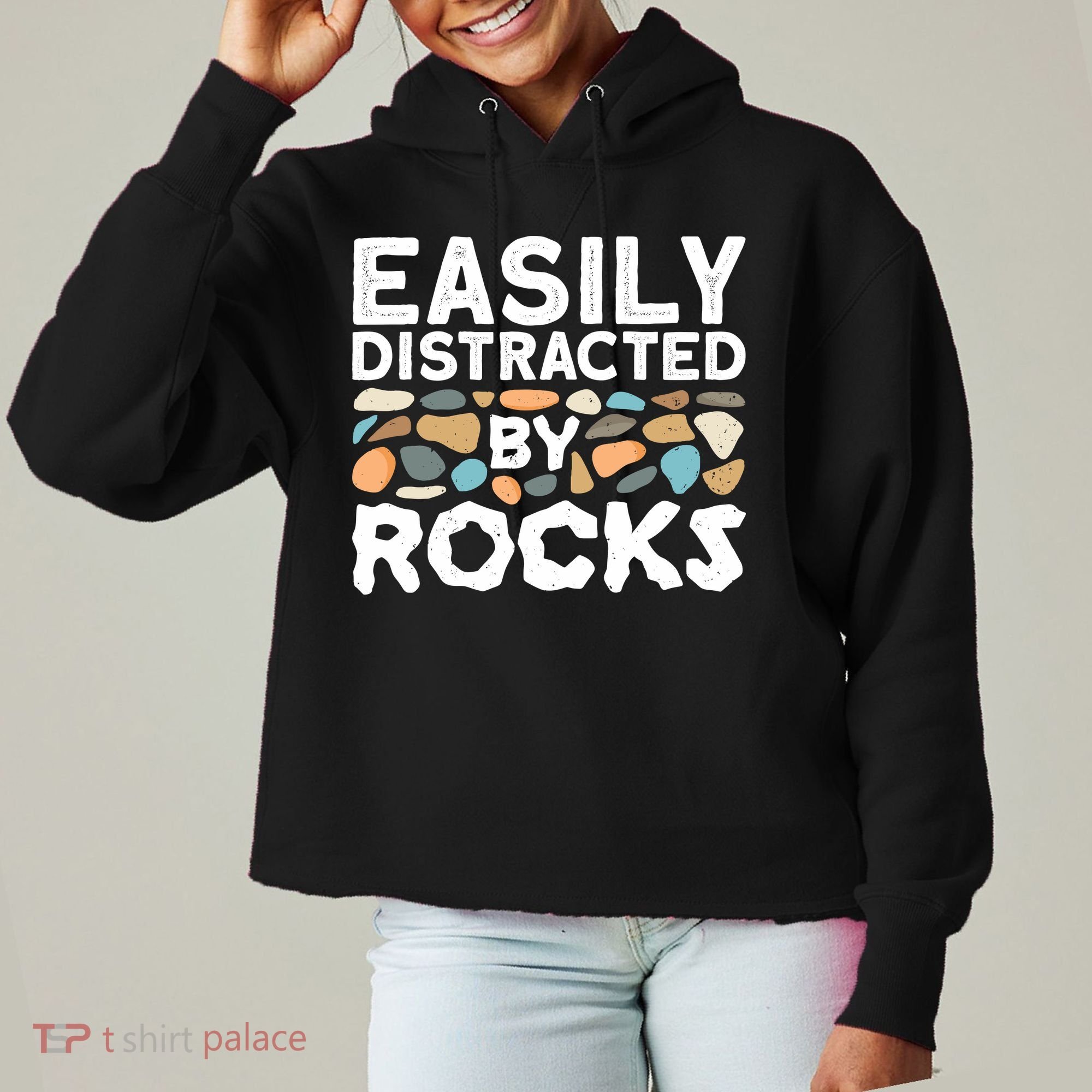 Rock Collector Geologist Rock Hound Geology Ladies Heavyweight Boxy Pullover Hoodie