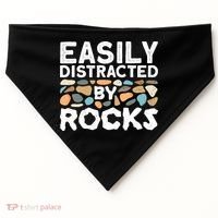 Rock Collector Geologist Rock Hound Geology USA-Made Doggie Bandana thumb 0