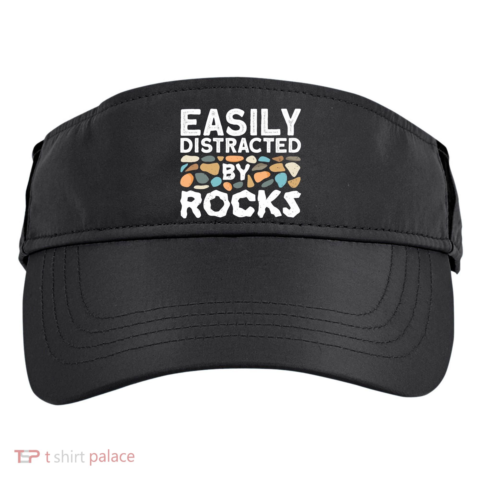 Rock Collector Geologist Rock Hound Geology Adult Drive Performance Visor