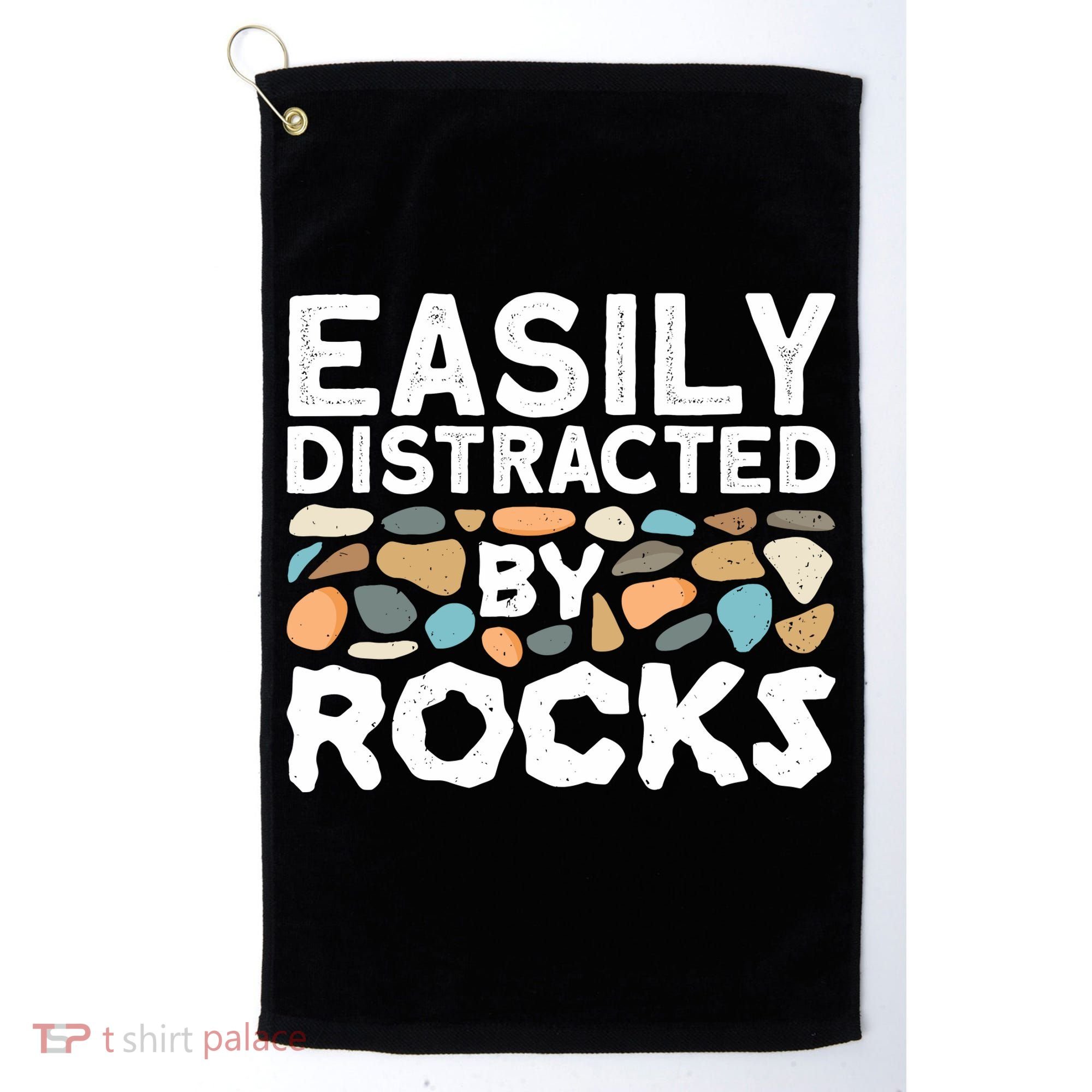Rock Collector Geologist Rock Hound Geology Golf Towel