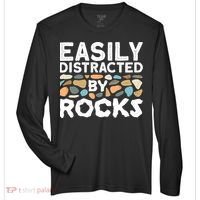 Rock Collector Geologist Rock Hound Geology Zone Performance Long-Sleeve T-Shirt thumb 0