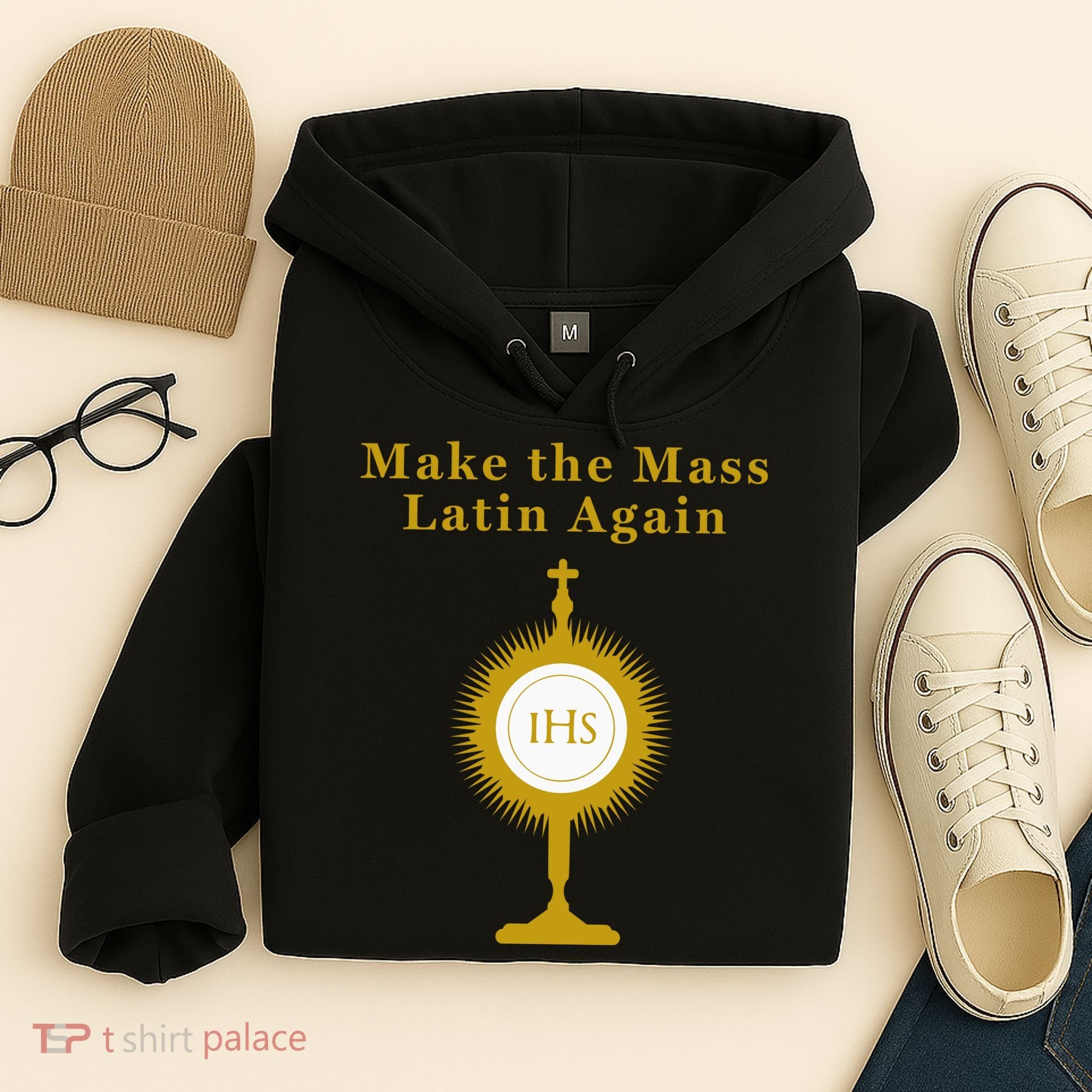 Roman Catholic Gift Make The Mass Latin Again Hoodie