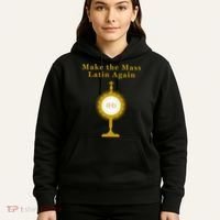 Roman Catholic Gift Make The Mass Latin Again Hoodie thumb 5