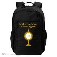 Roman Catholic Gift Make The Mass Latin Again Backpack thumb 0