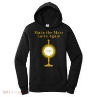 Roman Catholic Gift Make The Mass Latin Again Women's Hoodie thumb 0
