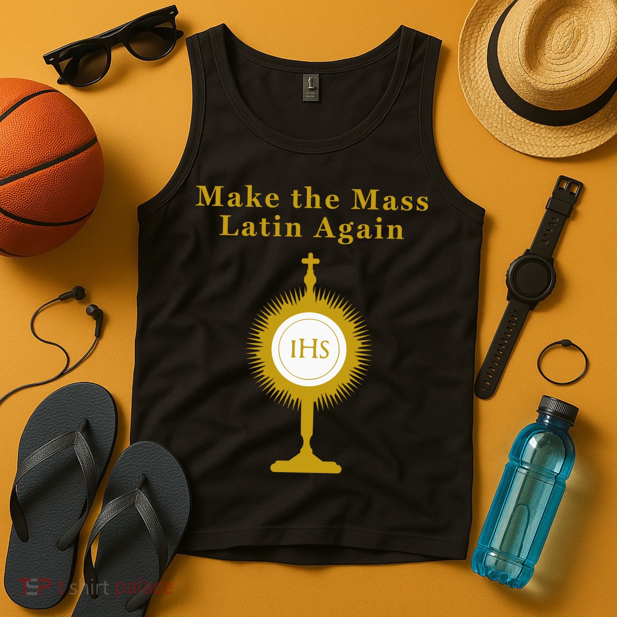 Roman Catholic Gift Make The Mass Latin Again Tank Top