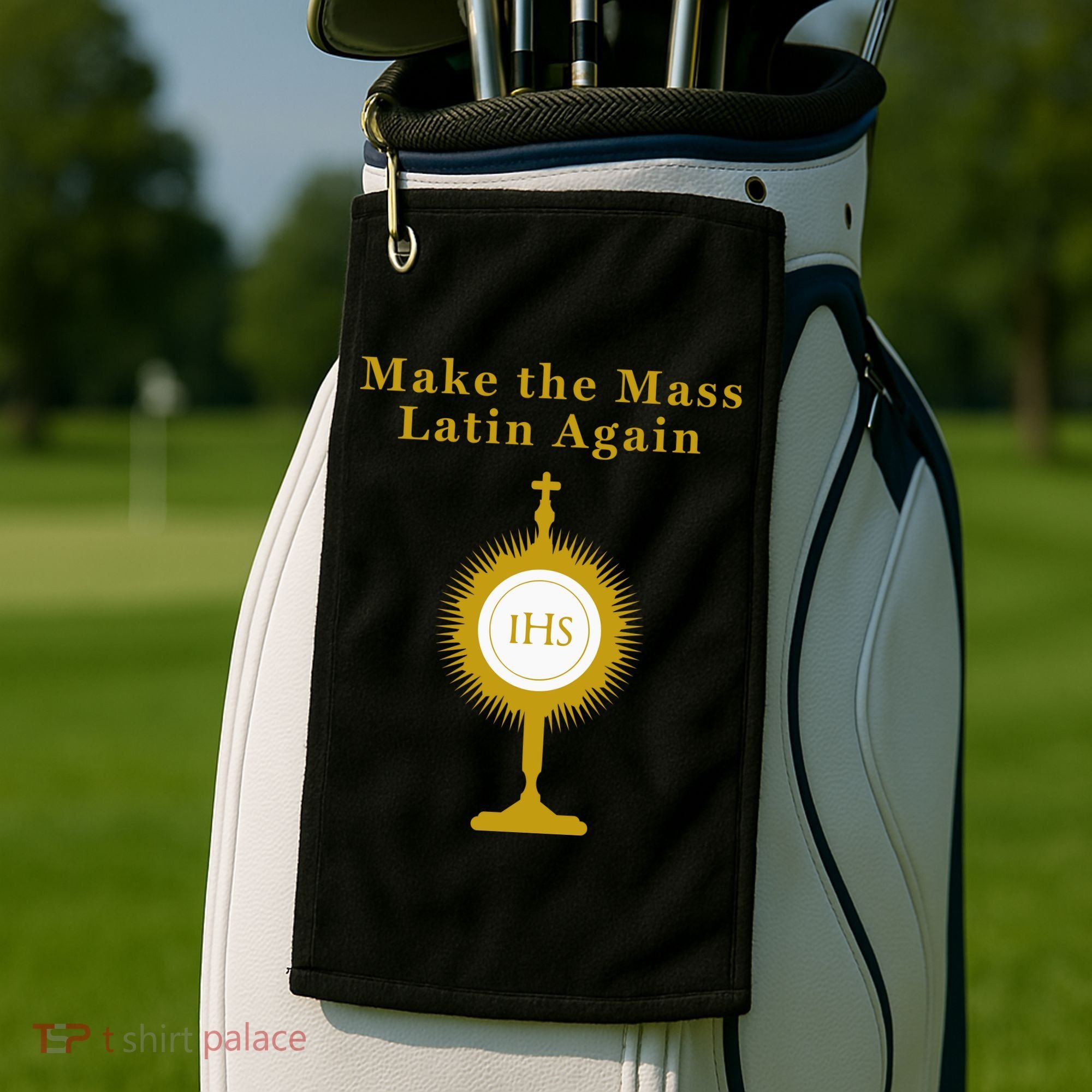 Roman Catholic Gift Make The Mass Latin Again Golf Towel