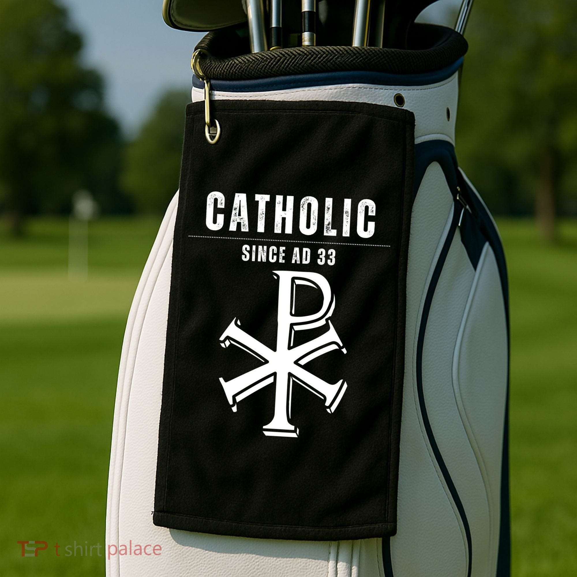 Roman Catholic Gift Since AD 33 Golf Towel