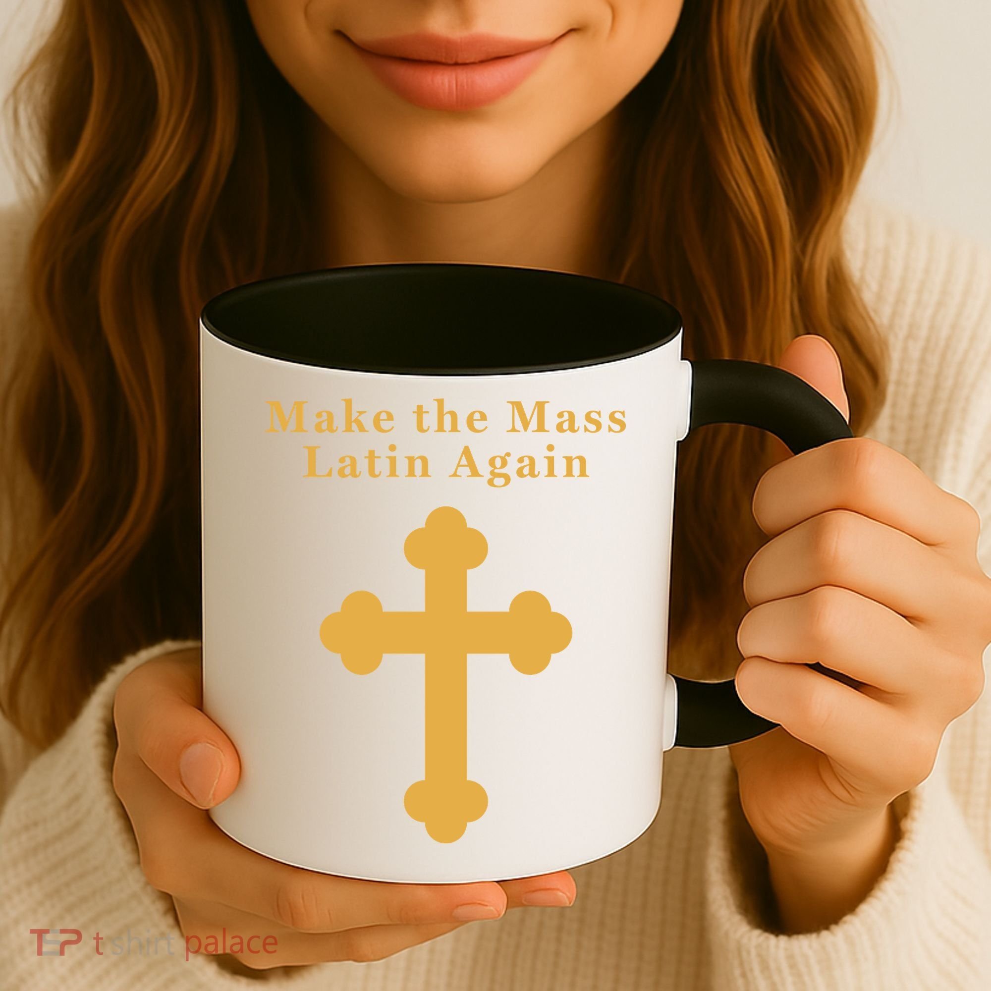 Roman Catholic Gift Make The Mass Latin Again Coffee Mug