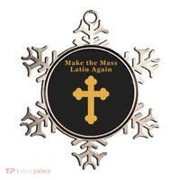 Roman Catholic Gift Make The Mass Latin Again Ornament thumb 0