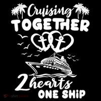 Romantic Cruising Husband Wife Couple Cruise Stripe Pom Pom Beanie thumb 2