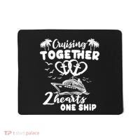 Romantic Cruising Husband Wife Couple Cruise Mousepad thumb 0