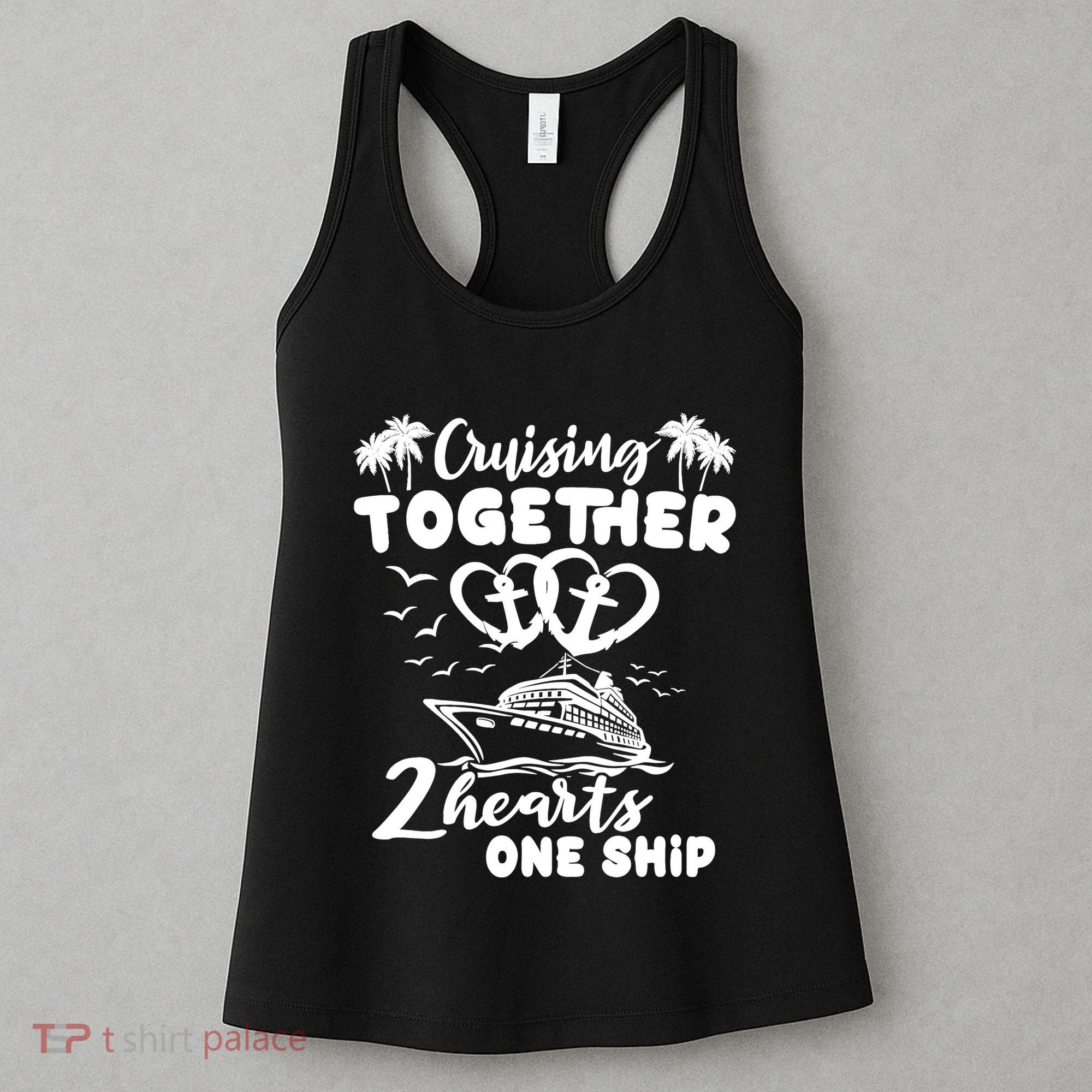 Romantic Cruising Husband Wife Couple Cruise Women's Tank Top