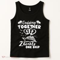 Romantic Cruising Husband Wife Couple Cruise Tank Top thumb 2