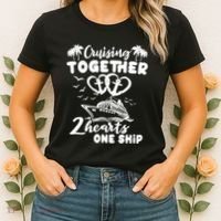 Romantic Cruising Husband Wife Couple Cruise Women's T-Shirt thumb 2