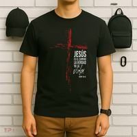 Regalos Cristianos Hombres Jesús Mensajes Christian Spanish T-Shirt thumb 6