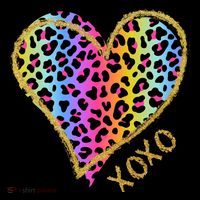 Rainbow Cheetah Heart Xoxo Coffee Mug thumb 5