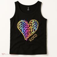 Rainbow Cheetah Heart Xoxo Tank Top thumb 2