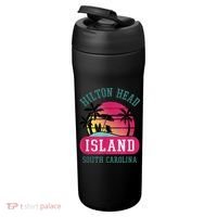 Retro Cool Hilton Head Island SC Beach Souvenir Novelty Art 24oz Duet Stainless Steel Tumbler thumb 3