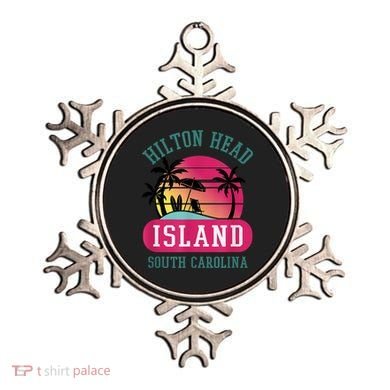 Retro Cool Hilton Head Island SC Beach Souvenir Novelty Art Ornament