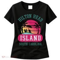 Retro Cool Hilton Head Island SC Beach Souvenir Novelty Art Women's T-Shirt thumb 0