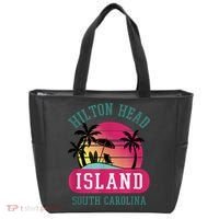 Retro Cool Hilton Head Island SC Beach Souvenir Novelty Art Tote Bag thumb 0