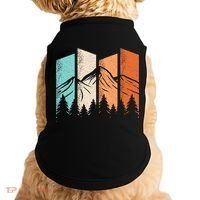 Retro Camping Hiking Nature Landscape Outdoor Doggie Tank thumb 0