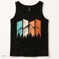 Retro Camping Hiking Nature Landscape Outdoor Tank Top thumb 2