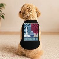 Retro Capitol Hill Washington DC American Flag Doggie Tank thumb 2