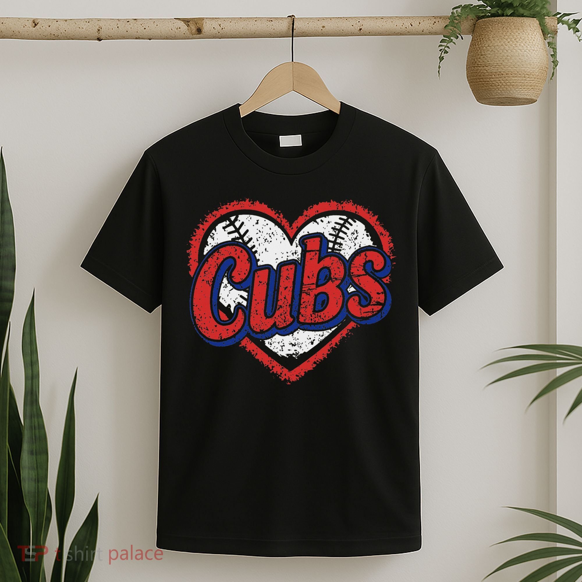 Retro Cubs Heart Last Name Lovers Gifts For Women T-Shirt