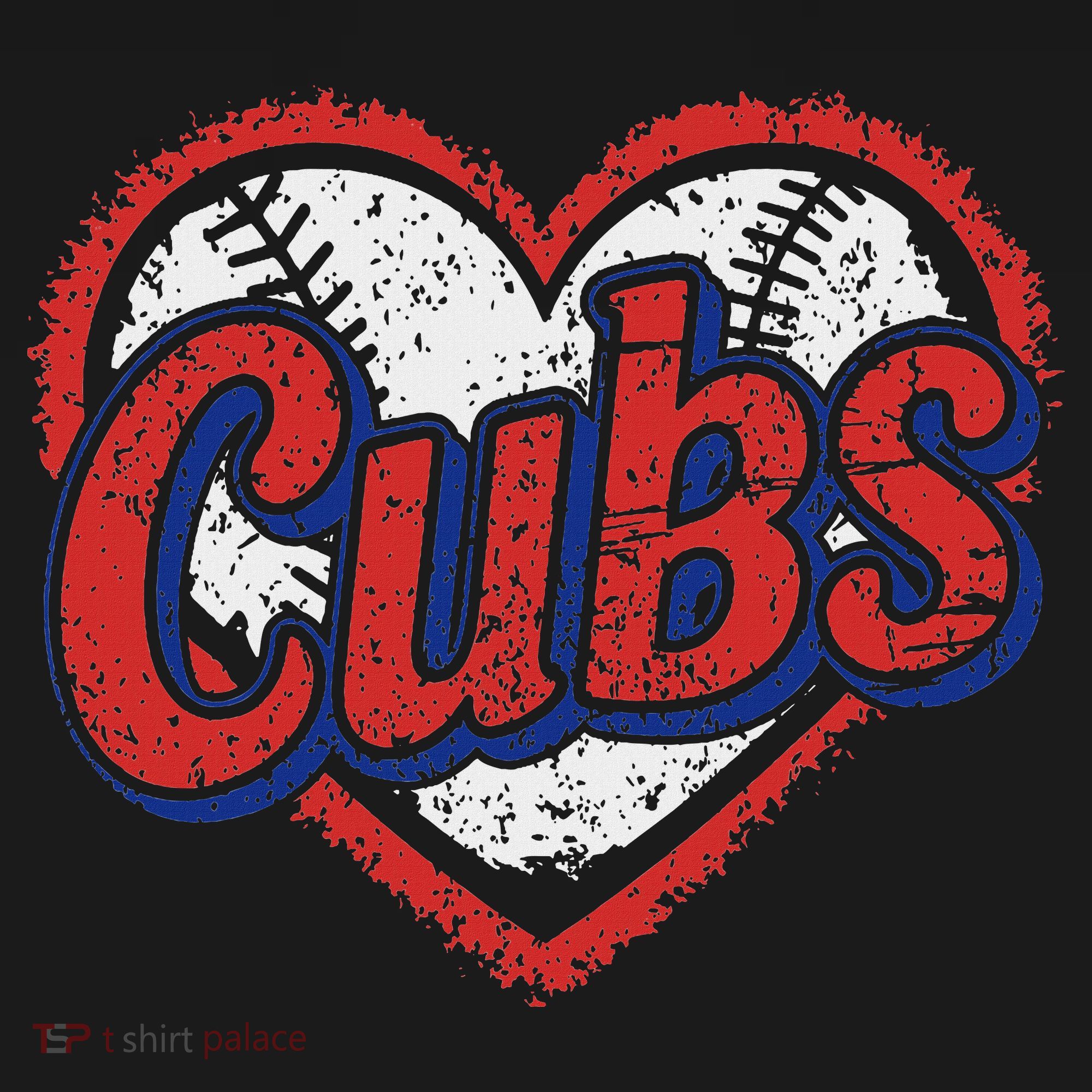 Retro Cubs Heart Last Name Lovers Gifts For Women T-Shirt