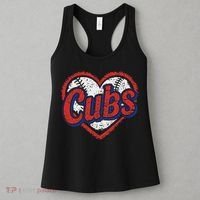 Retro Cubs Heart Last Name Lovers Gifts For Women Women's Tank Top thumb 3