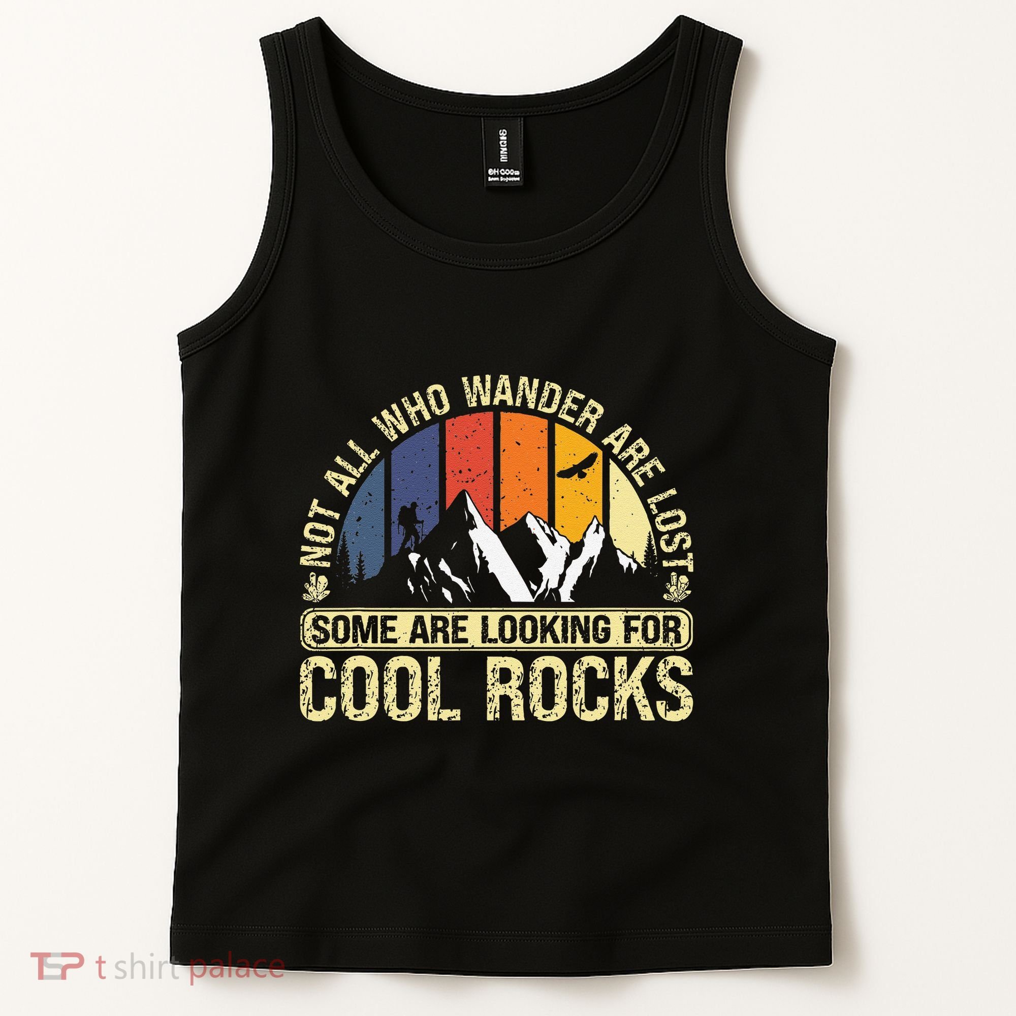 Rock Collector Hunting For Rockhound Geologist Geod Hunter Tank Top