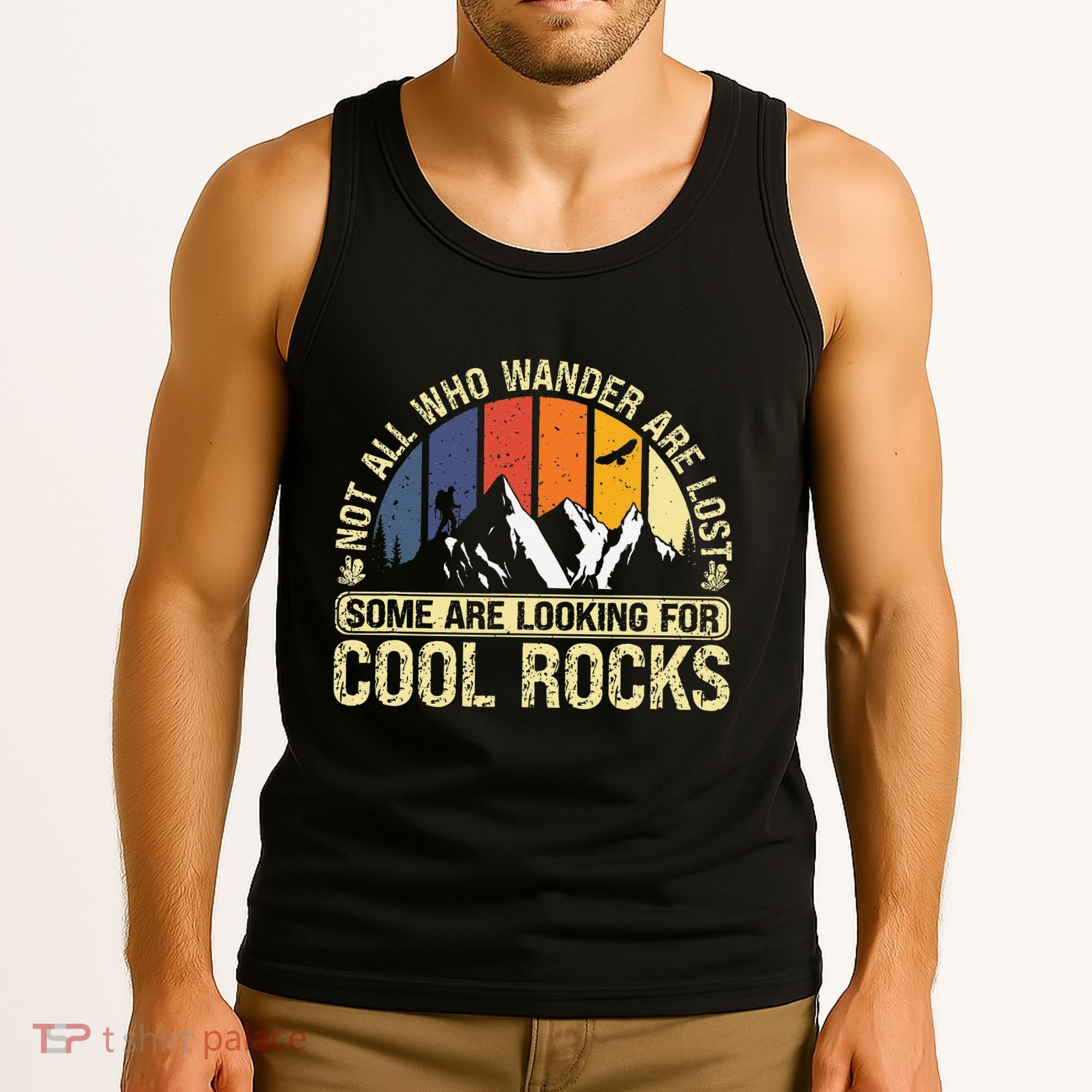 Rock Collector Hunting For Rockhound Geologist Geod Hunter Tank Top