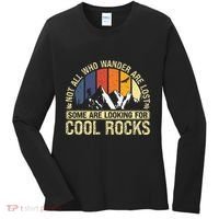 Rock Collector Hunting For Rockhound Geologist Geod Hunter Women's Long Sleeve Shirt thumb 0
