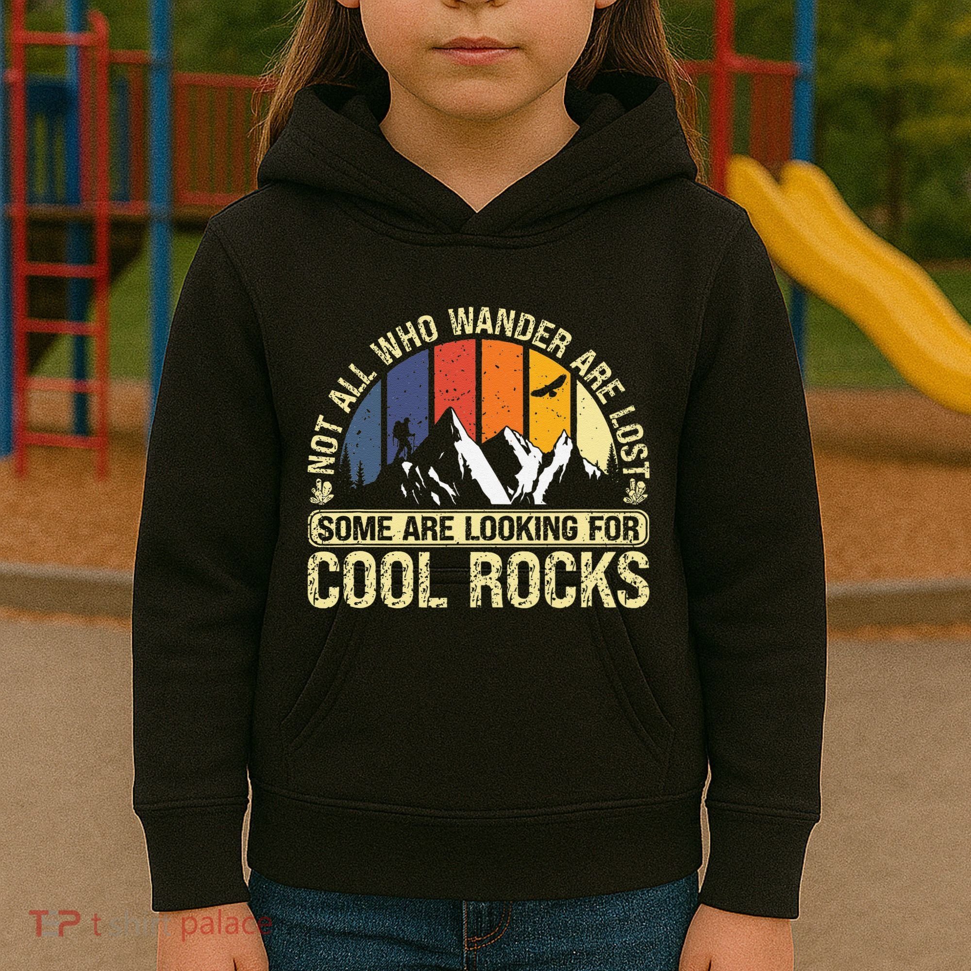 Rock Collector Hunting For Rockhound Geologist Geod Hunter Kids Hoodie