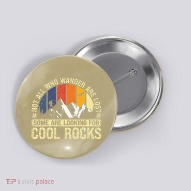 Rock Collector Hunting For Rockhound Geologist Geod Hunter Button