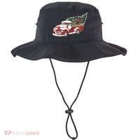 Retro Christmas Holiday Truck Bucket Hat thumb 0