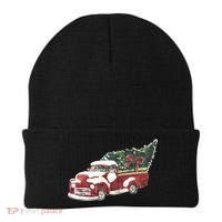 Retro Christmas Holiday Truck Beanie thumb 0