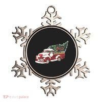 Retro Christmas Holiday Truck Ornament thumb 0