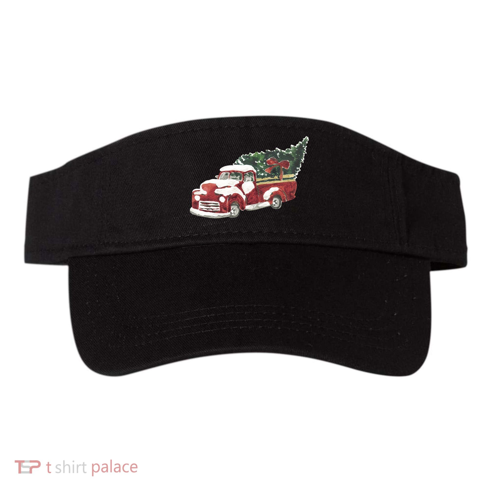 Retro Christmas Holiday Truck Visor