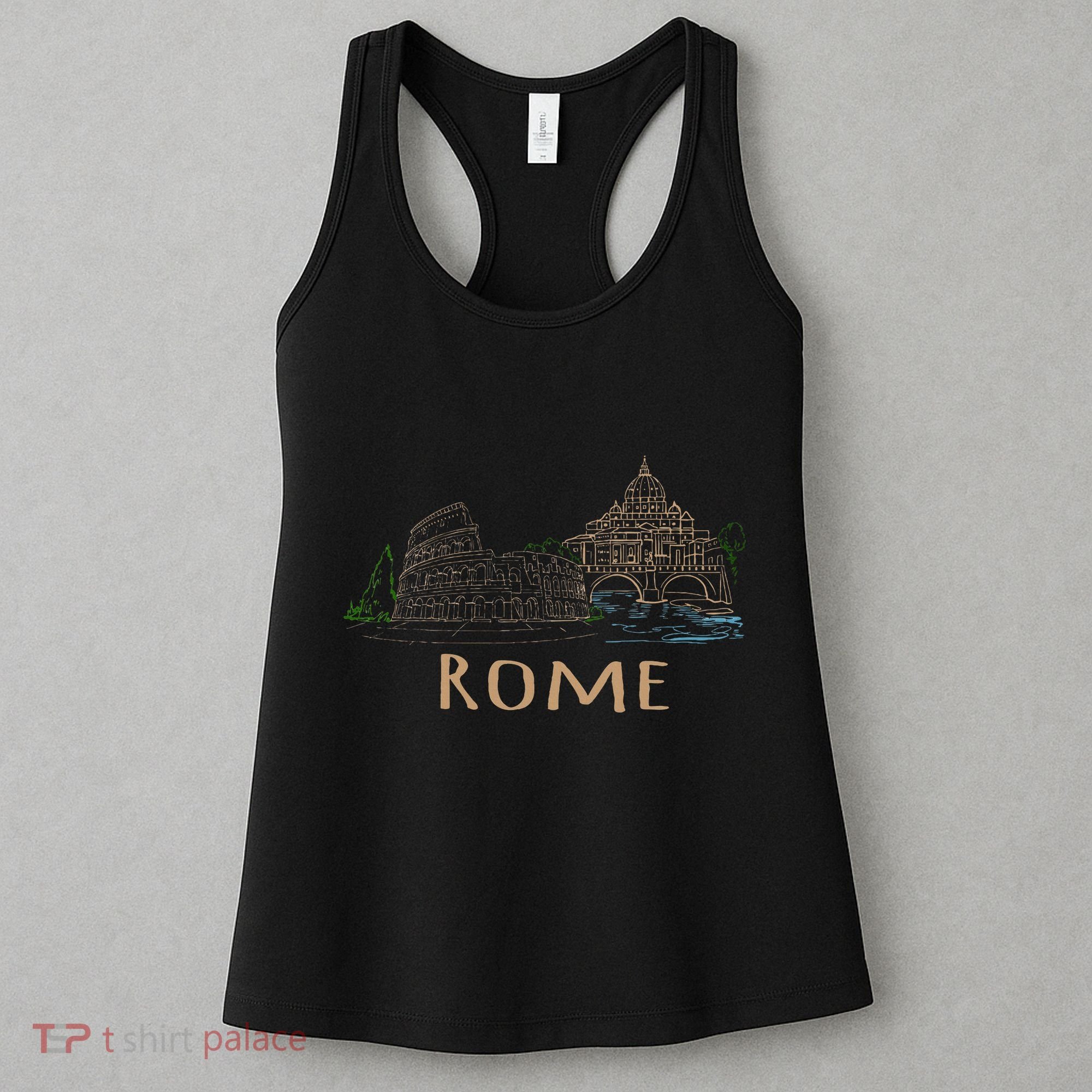 Rome Colosseum Italy Italia Roman Amphitheatre Ancient Rome Women's Tank Top