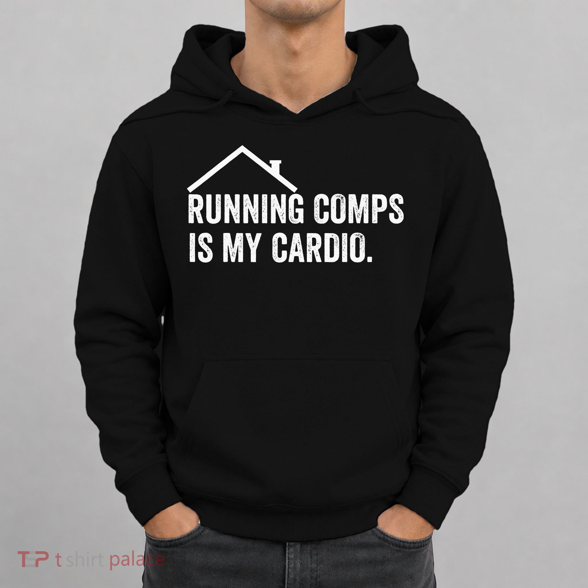 Running Comps Is My Cardio retro Realtor Apparel Hoodie