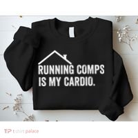 Running Comps Is My Cardio retro Realtor Apparel Sweatshirt thumb 2