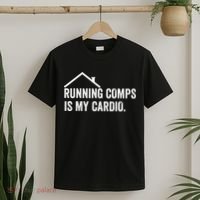 Running Comps Is My Cardio retro Realtor Apparel T-Shirt thumb 2