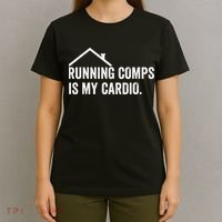 Running Comps Is My Cardio retro Realtor Apparel T-Shirt thumb 4