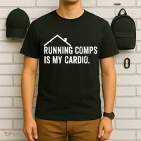 Running Comps Is My Cardio retro Realtor Apparel T-Shirt thumb 6