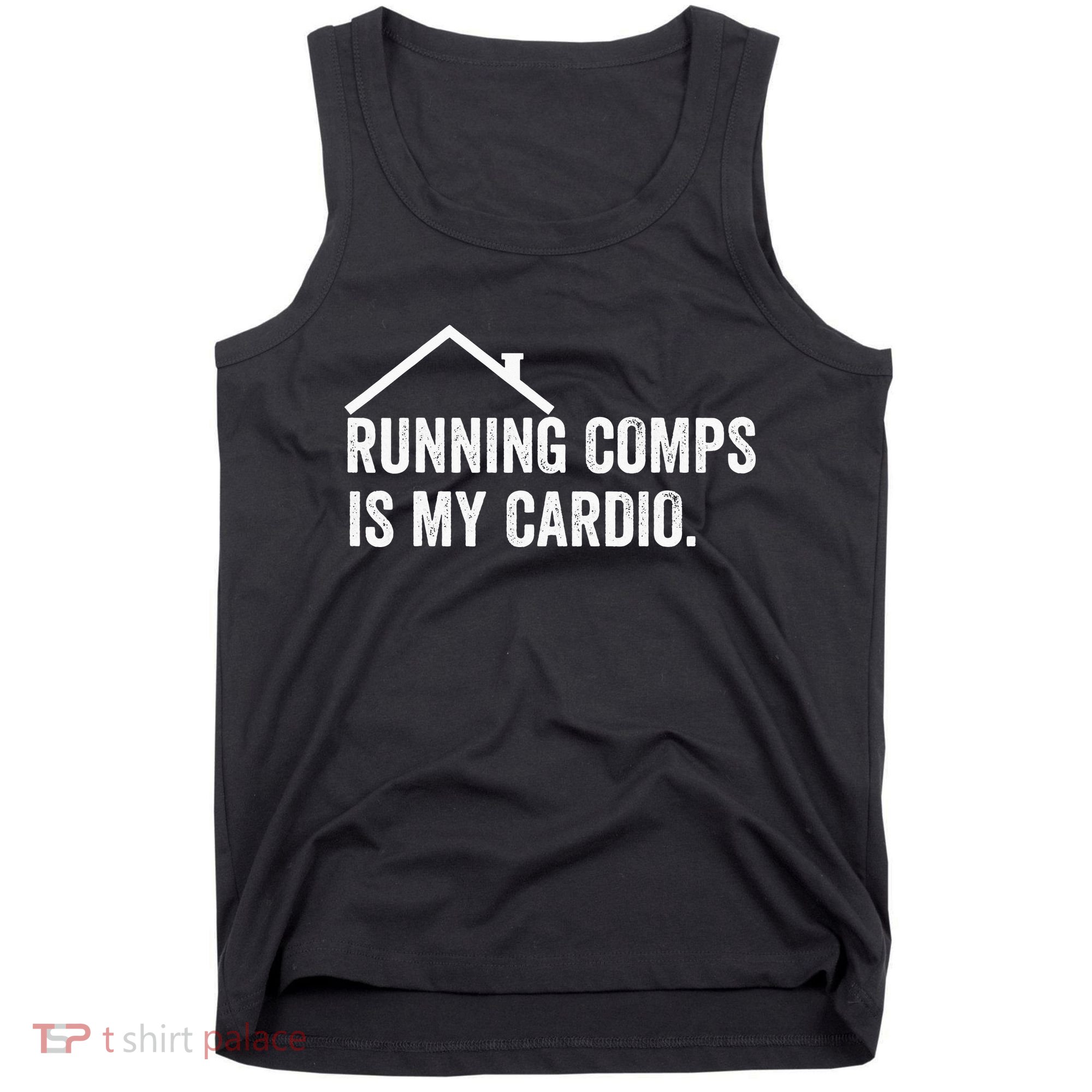 Running Comps Is My Cardio retro Realtor Apparel Tank Top