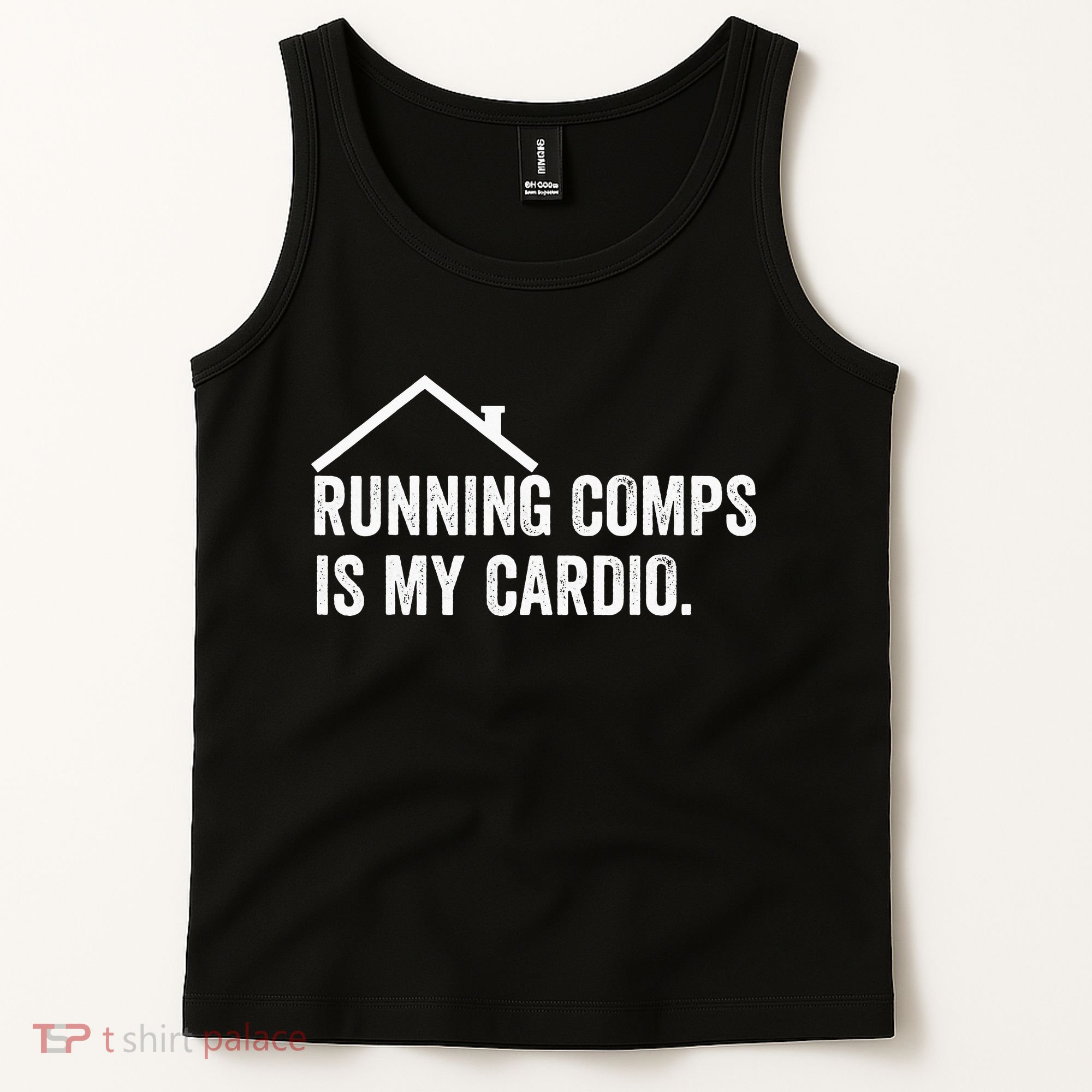 Running Comps Is My Cardio retro Realtor Apparel Tank Top